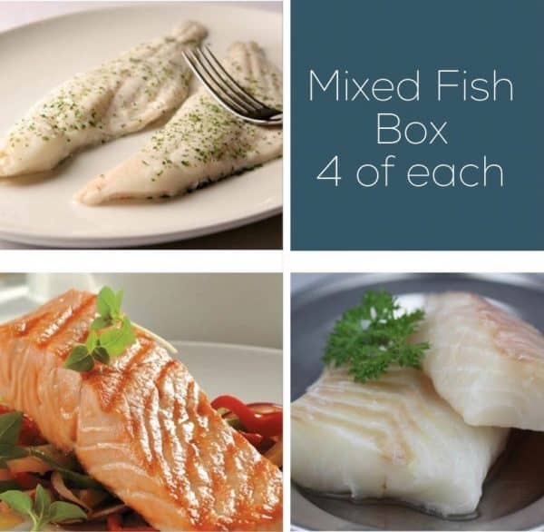 Cod, Salmon & Haddock Fish Box 12 portions Seafresh The Online
