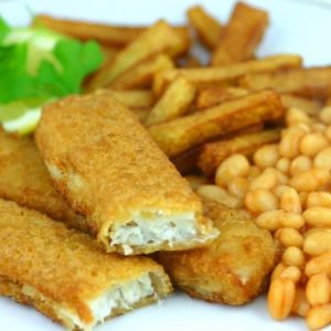 Frozen Cod: Cod Battered Jumbo Fish Fingers (70g) - 15 title=