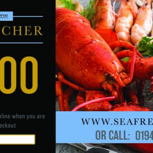 Seafood & Shellfish: SEAFRESH £25 GIFT VOUCHER title=