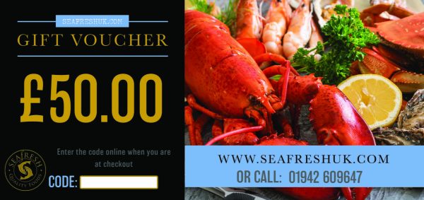 Buy SEAFRESH £50 GIFT VOUCHER online