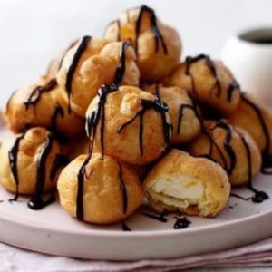 product: Profiteroles with Chocolate Sauce (1kg) title=