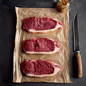 Steak: 🇬🇧 Aberdeen Angus Sirloin 4 x 8oz title=