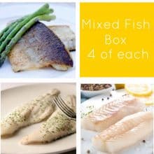 Cod, Seabass & Haddock Fish Box -12 portions