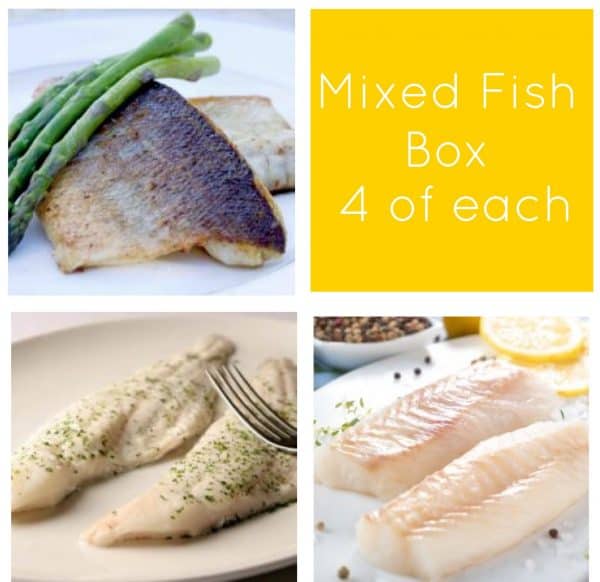 Buy Cod, Seabass & Haddock Fish Box -12 portions online