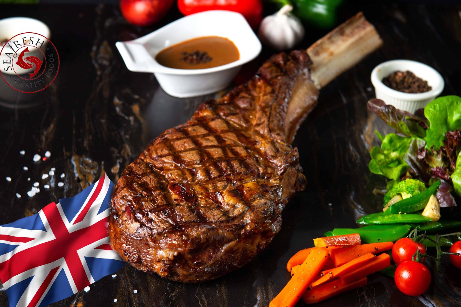 British Tomahawk Steak (approx 1kg) Seafresh The Online Fishmonger