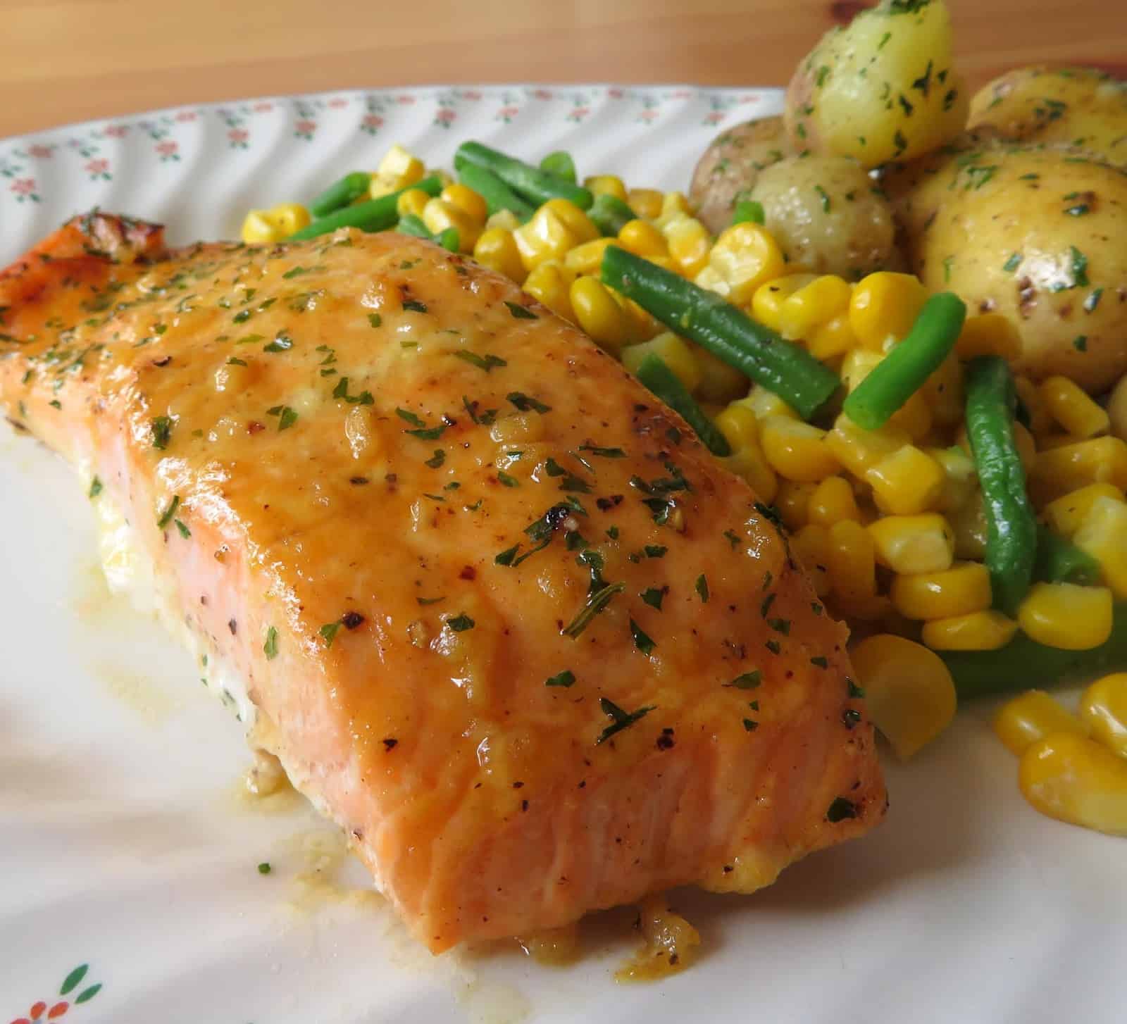 Honey Mustard & Garlic Salmon Seafresh