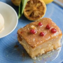 Lemon & Red Currant Pudding x 4