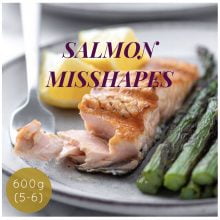 Norwegian Salmon Misshapes SKIN ON - 600g