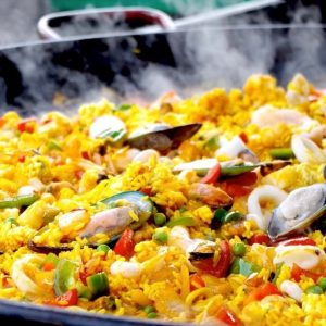 Seafood Paella (serves 2)
