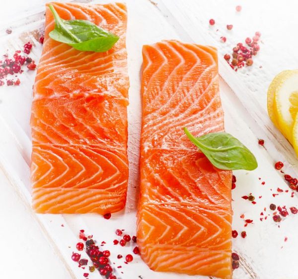 Buy Skin On Salmon Fillets 4 (not vacuum packed) online