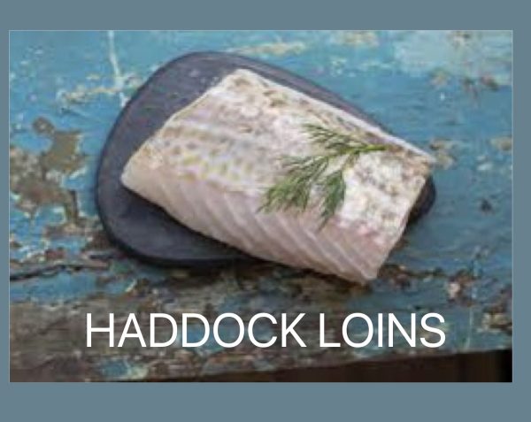 Buy Haddock Loins (Skin On) 900g online