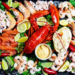 Seafood & Shellfish: Summer Seafood Platter (serves 6) title=