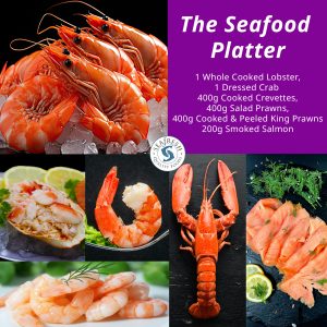Mixed Boxes: Luxury Seafood Platter (serves 6) title=