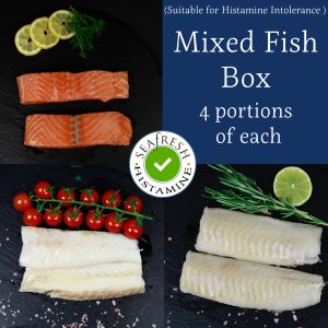 Frozen Haddock: Cod, Salmon & Haddock Fish Box - 12 portions title=