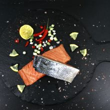 Skin on Salmon Fillets 4 (not vacuum packed)