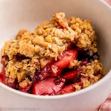 Oven Ready: NEW Apple & Rhubarb Crumbles title=