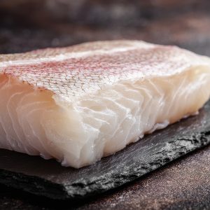 Frozen Fish: Haddock Loins (Skin On) 4 title=