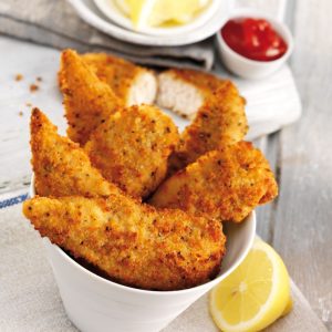 Chicken: Southern Fried Chicken Goujons Gluten Free x 950g title=