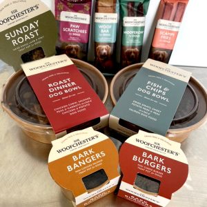 Woof Woof: Mixed Sample Box - Sir Woofchesters Dog treats and meals title=